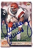 Anthony Munoz Autographed 1992 Upper Deck Card #109 - Cincinnati Bengals