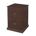 Coastline 2-Drawer File Cabinet - Chocolate