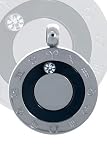 Zodiac Stainless Steel Pendant with Rotating Cubic Zirconia