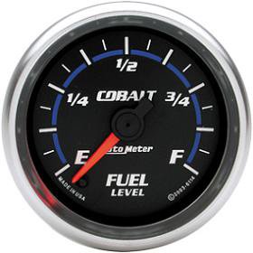 Autometer (6114) Cobalt Fuel Level Gauges - (2 1/16) Electric (0/280) - Features 7 pre-sets plus a universal programmable setting