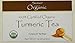 Swanson 100% Certified Organic Turmeric Tea -- 20 Bags (Three Boxes each of 20 Tea Bags)