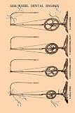 Art Poster, Side-Wheel Dental Engines - 18.75 x 27.5