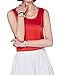 Qunson Women's Comfy Slolid Sleeveless Silky Camisole Tank Tops