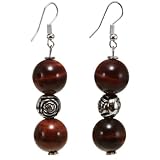 Handmade Tiger Eye & Silver Earrings