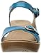 Dansko Women's Joanie Capri Blue Wedge Sandal
