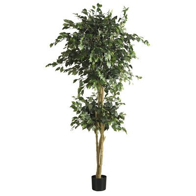 Nearly Natural 6' Double Ball Ficus Silk Tree