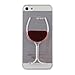 Eforcase Fashion 3D Aquarium Case for iPhone 6,Liquid Goblet Plastic Case for iPhone 6 4.7 inch,Clear Red Wine Hard Case for iPhone 6,Floating Plastic Hard Back Cover for iPhone 6 4.7 inch(Clear Red Wine)