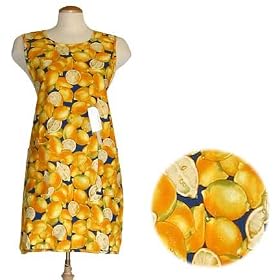 Popover Style Apron- Lemons