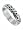 Sterling Silver Turqouise Inlay Celtic Southwestern 6mm Band Ring Size 5