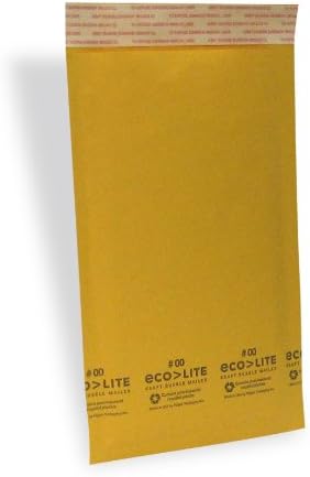 ESUPPLYSTORE #00 5 x 10" Kraft Bubble Mailer Padded Envelopes, 250 Quantity