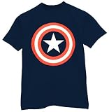  : TS279 Captain America Shield T-Shirt Marvel Comics