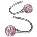 Pink Beaded Ball Holdbacks