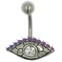 Belly Navel Ring Eye Birthstones Belly Navel Ring Body Jewelry