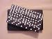 Double Six Standard Dominoes Set of 28-Black Case with Black Tiles
