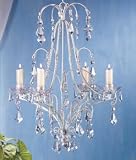 Chandelier Candle Holder Made With Distressed Metal Look