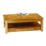 Jofran 480 Series Wood Lift-Top Cocktail , Coffee Table in Oak