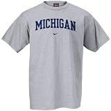 Michigan Wolverines Nike Classic Heather Short Sleeve Tee