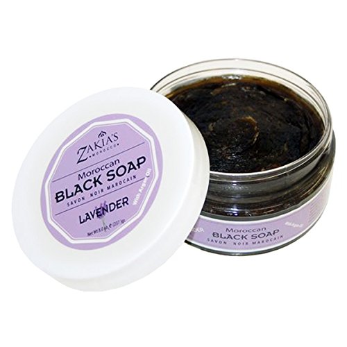 Moroccan Argan Black Soap - dreamy Lavender - The Healing Soap with Argan Oil - 8 OZ