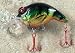 JLVLures Shallow Crankbait Metallic Perch : Diver Lures JLV Freshwater Smallmouth Steelhead Pike Salmon Trout Perch Whiper Mid Depth Walleye Casting Bass Hook Treble Red Boat Dock Brook Bay Little Stump River Trolling Weed Surface Topwater Shad