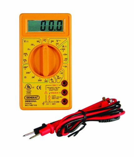 General Tools DMM20UL Digital UL Listed Multimeter