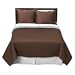Modern Home Coverlet Set - Aqua/Chocolate