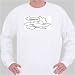 Sweatshirt with board, black and white, aircraft, cloud, direction, sign, flight, text, flying, Washington D.C., airplane, sky, plane