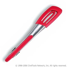Chef'n Tongo 9-Inch Stainless Steel and Silicone Tong Cherry by Chef'n