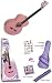 Jay Turser 3/4 Heart-Shaped Acoustic Guitar - Pink (JJC-HRTKIT/PPK)