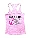 Womens Burnout Boat Hair Dont Care Work Out Tanktop Summer Lake Tank Top