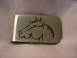 Navajo Horse Head Money Clip Sterling