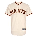 MLB Youth San Francisco Giants Cooperstown RC Synthetic Replica Jersey, Ivory, L