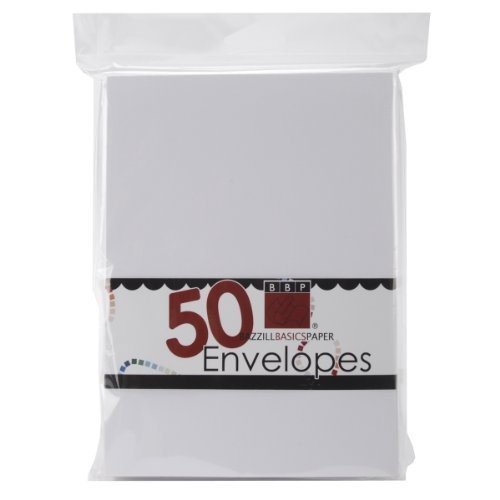 Bazzill Basics A7 Envelopes 50/Pkg-Avalanche