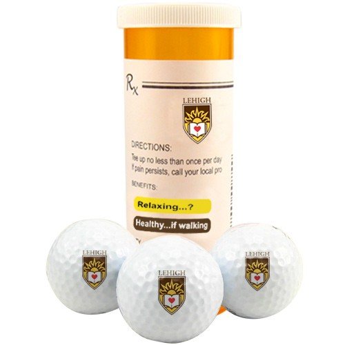 Lehigh Mountain Hawks Rx Three Pack Golf Balls