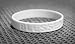 2 "Blessed" White Silicone Wristbands