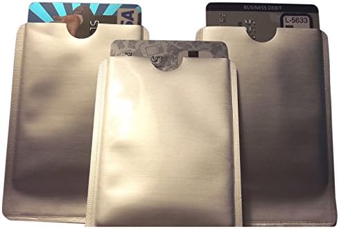 6 X Rfid Blocking Sleeve Credit Card Ic Metal Shielding Protector Secure Your Id
