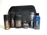 Axe 6 Piece Gift Travel Kit in Mesh Bag Includes Shower Gel Deodorant Shampoo Conditioner and Putty