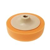 uxcell フェルト研磨機 研磨 石材 磨く 回転ホイール 直径15.2センチ オレンジ 丸い形