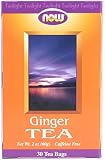 NOW Foods Ginger Digest Tea,  Bags 30 Count 2 Ounce Boxes (Pack of 5)