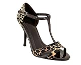 STRAPPY GIRAFFE T-STRAP HEEL