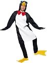 Smiffy's Penguin Costume with Bow Tie (Black/ White)
