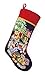 Peking Handicraft Toy Train Needlepoint Stocking, Wool, 11 Inch X 18 Inch