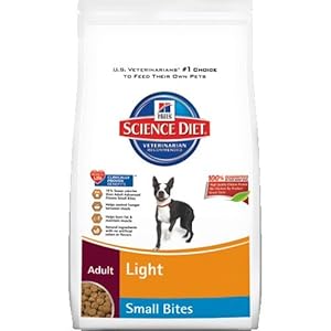 Hill's Science Diet Adult Light Small Bites Dry Dog Food Bag, 33-Pound Hill's Science Diet Adult Light Small Bites Dry Dog Food Bag, 33-Pound
