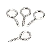 200個入り スクリューフックアイ　金属素材 シルバー 03#