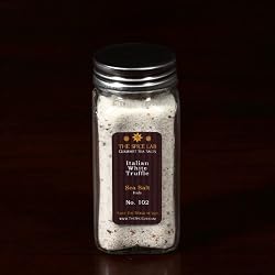 Gourmet Italian White Alba Truffle Sea Salt - in Spice Bottle
