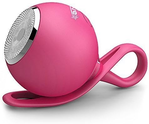 Alienwave Waterproof Wireless Bluetooth Speaker For Portable Outdoor or Shower with Dustproof ShockProof and Microfiber Cleaner - Pink