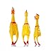 Joylive Screaming Yellow Rubber Chicken Pet Dog Toy Squeak Squeaker Chew Toy Gift 32cm