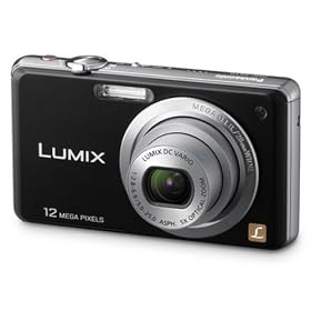 Panasonic Lumix FS10 Digital Camera - Black (12.1MP, 5x Optical Zoom) 2.7 inch LCD