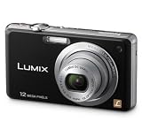 Panasonic Lumix FS10 Digital Camera - Black (12.1MP, 5x Optical Zoom) 2.7 inch LCD