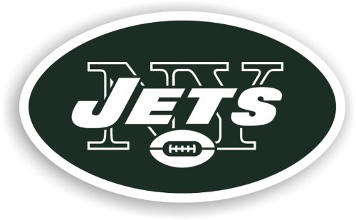NFL New York Jets 12-Inch Vinyl Logo Magnet