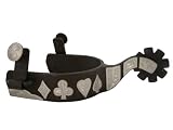 Western Show Spurs Poker Gambler Mens